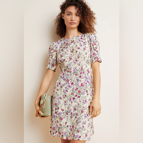 Velvet by Graham & Spencer Charlie Puff-Sleeved Mini Dress (D4) - Picture 1 of 7